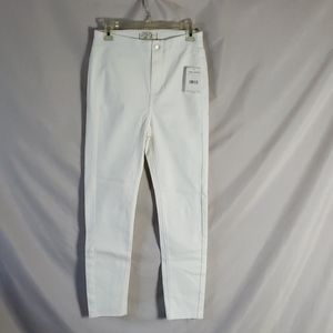 NEW Free People White Stretch Jeans